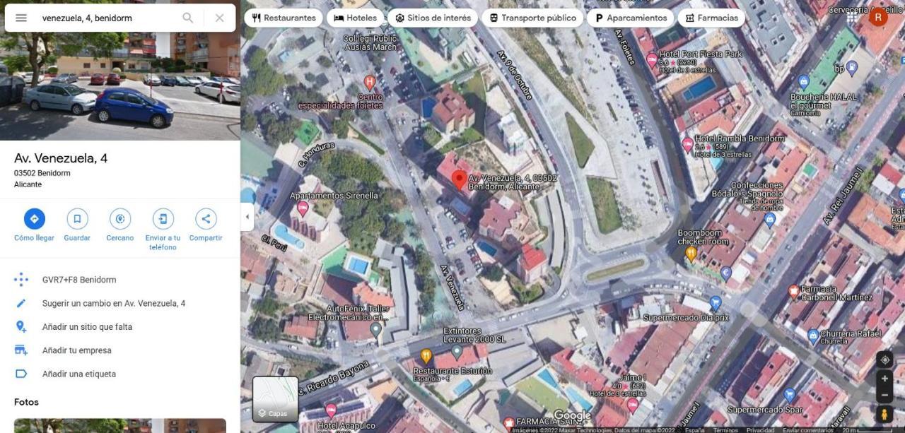 Apartamento Narcea Benidorm Exteriér fotografie